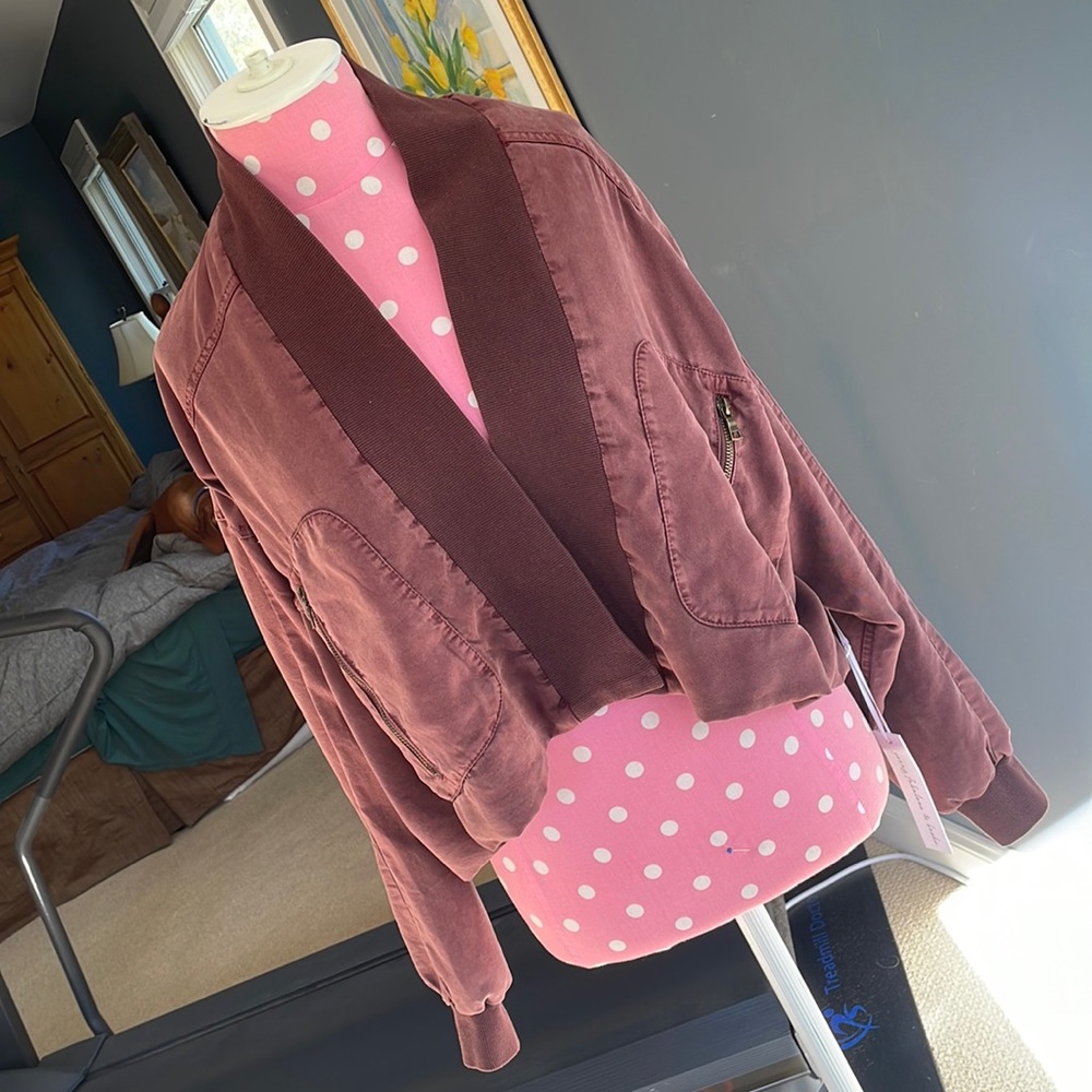 Young fabulous and broke size small cropped jacketvNWT